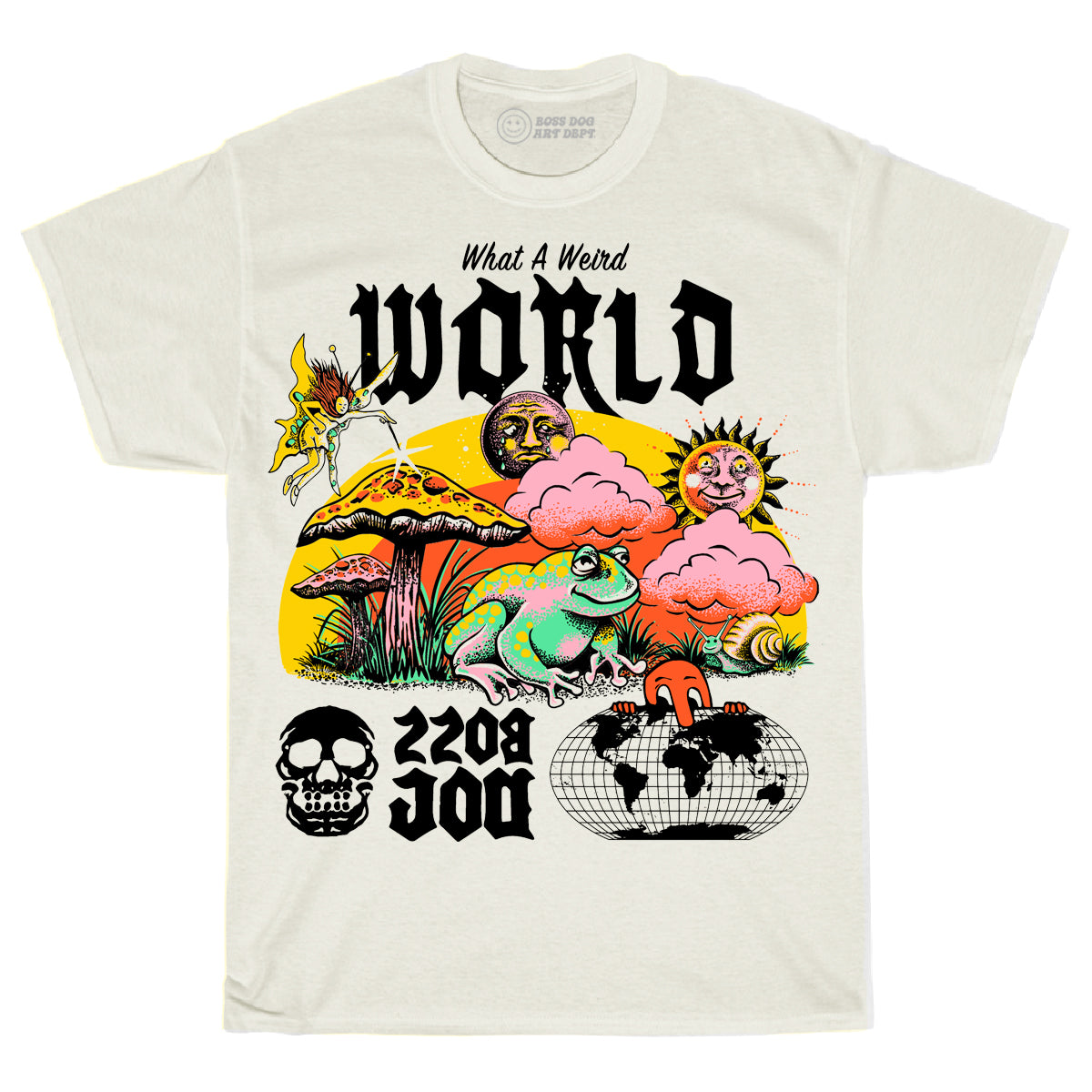 What A World Off White Tee