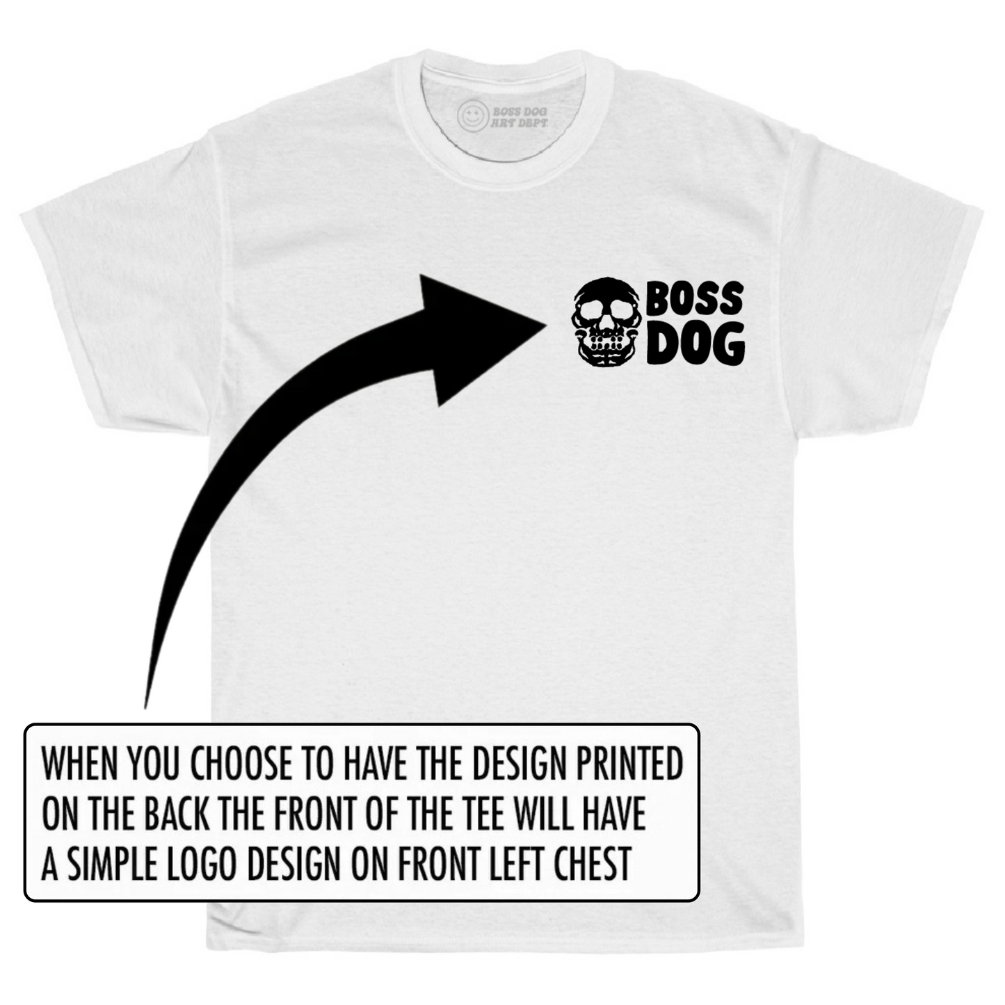 Palm Springs White Tee