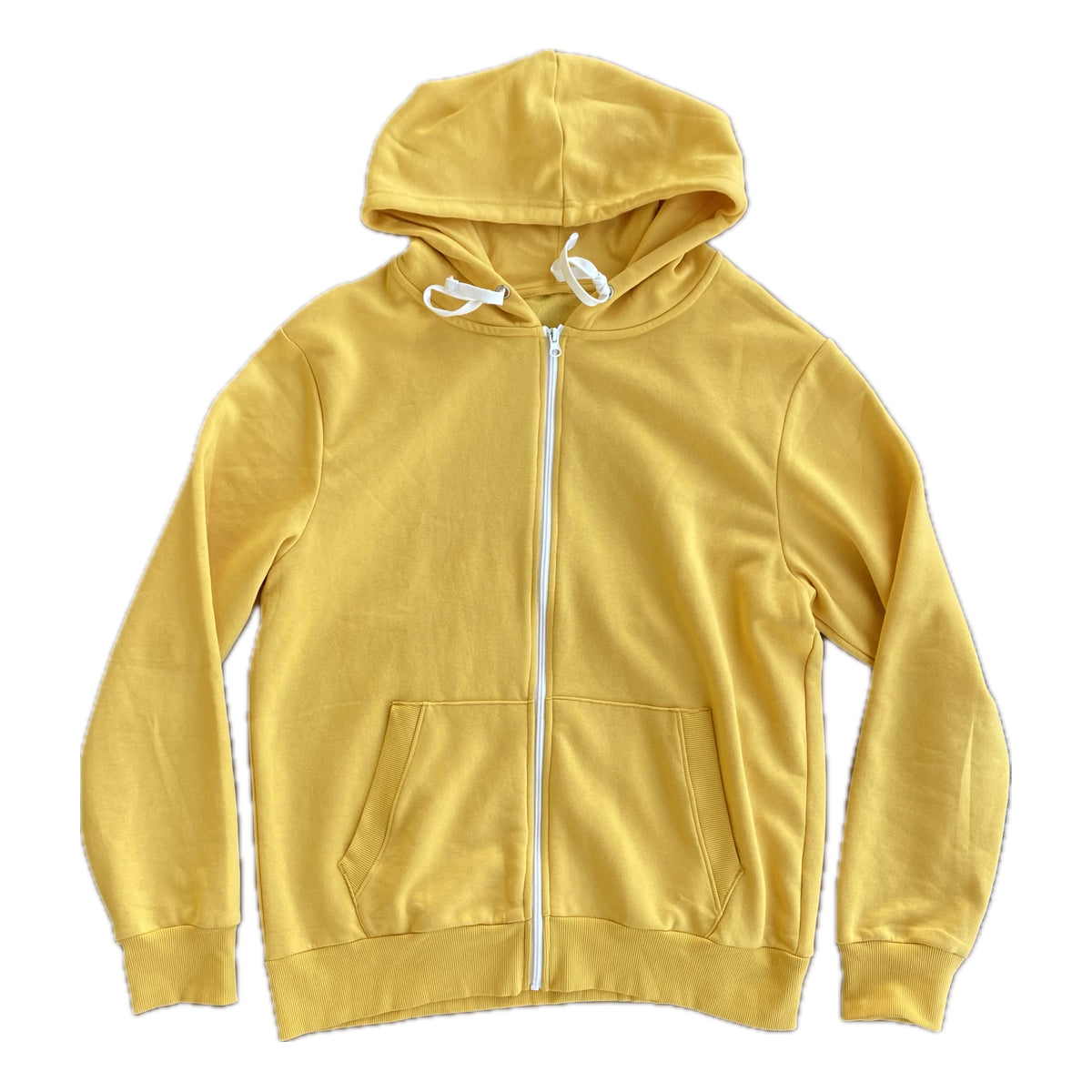 Yellow Zip Up Hoodie