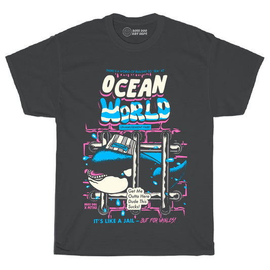Whale Jail Pepper Tee