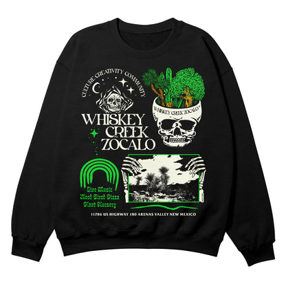 Whiskey Creek Black Crewneck